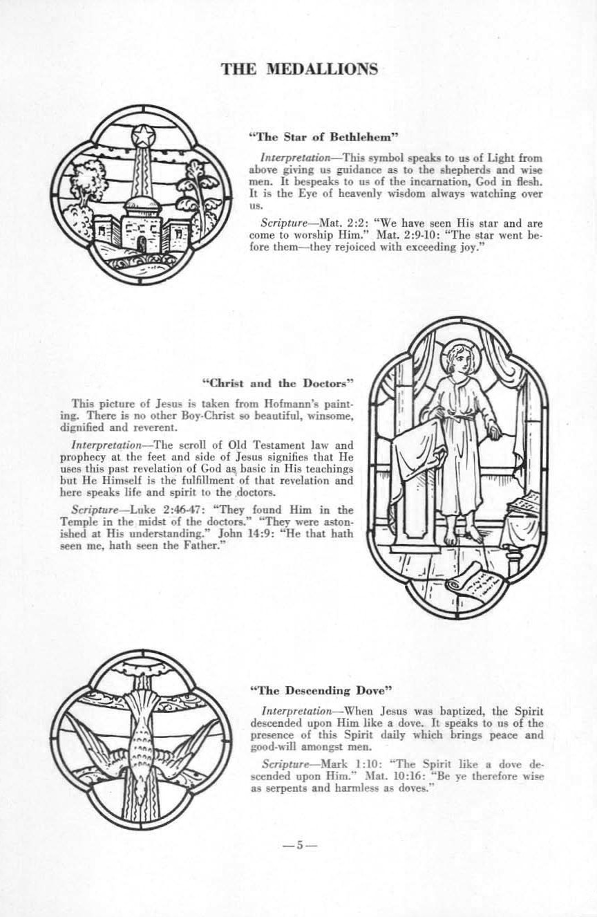 Dedication of New Windows